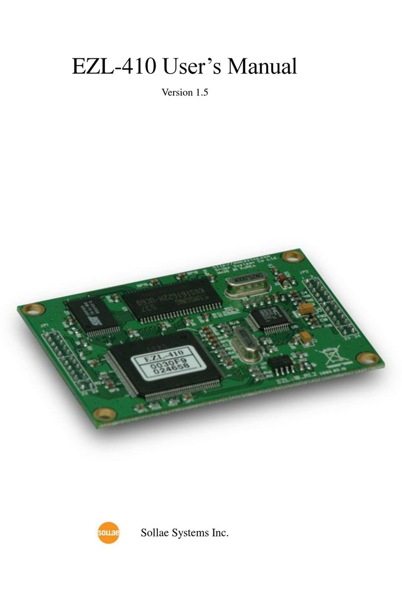 Sollae Systems EZL-410 user manual