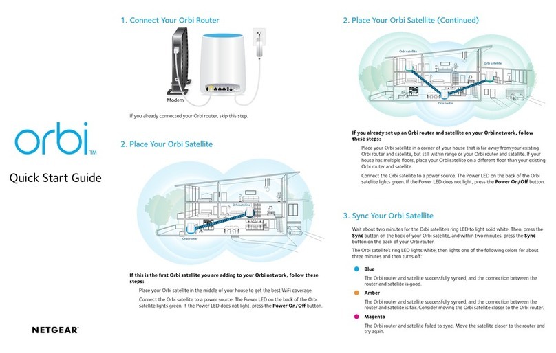 NETGEAR Orbi RBS50 User manual NETGEAR Orbi RBS50 User manual