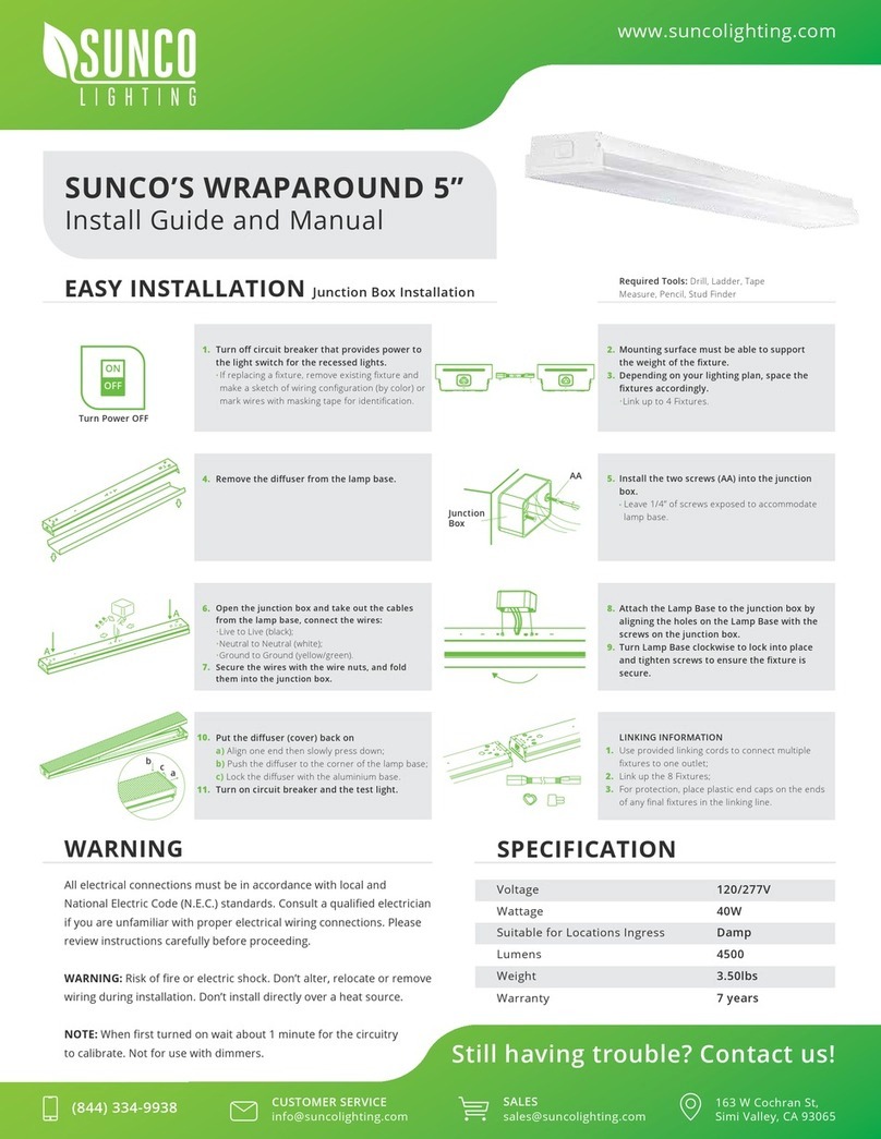 Sunco WRAPAROUND 5" User manual