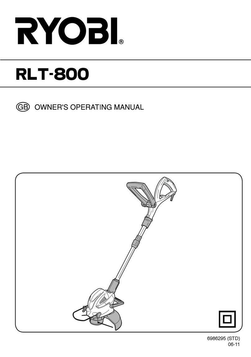 Ryobi RLT-800 Owner's operating manual
