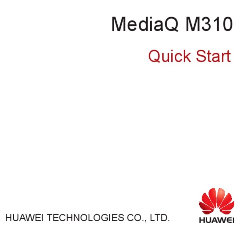 Huawei MediaQ M310 User manual