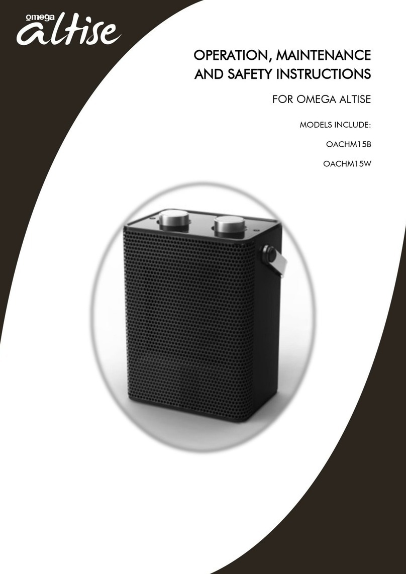 Omega Altise OACHM15B User guide