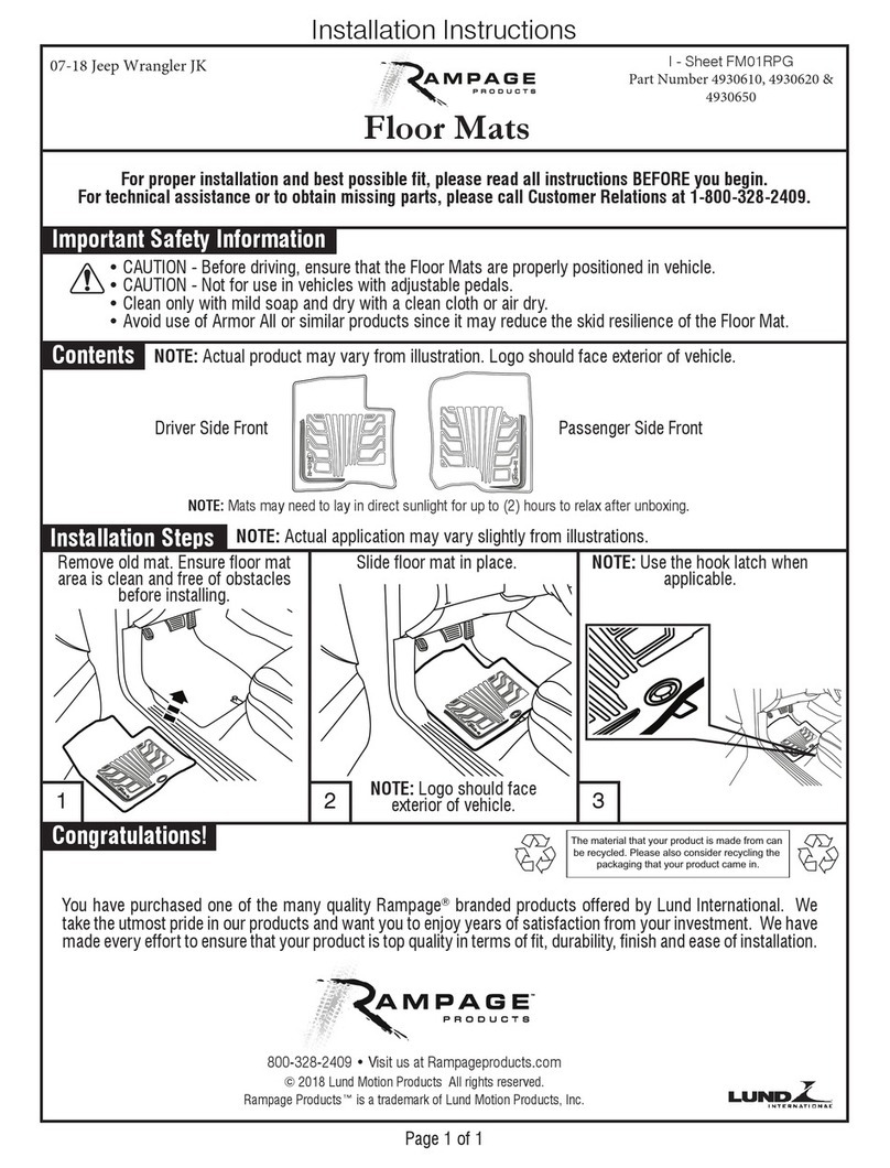 Rampage 4930610 installation instructions