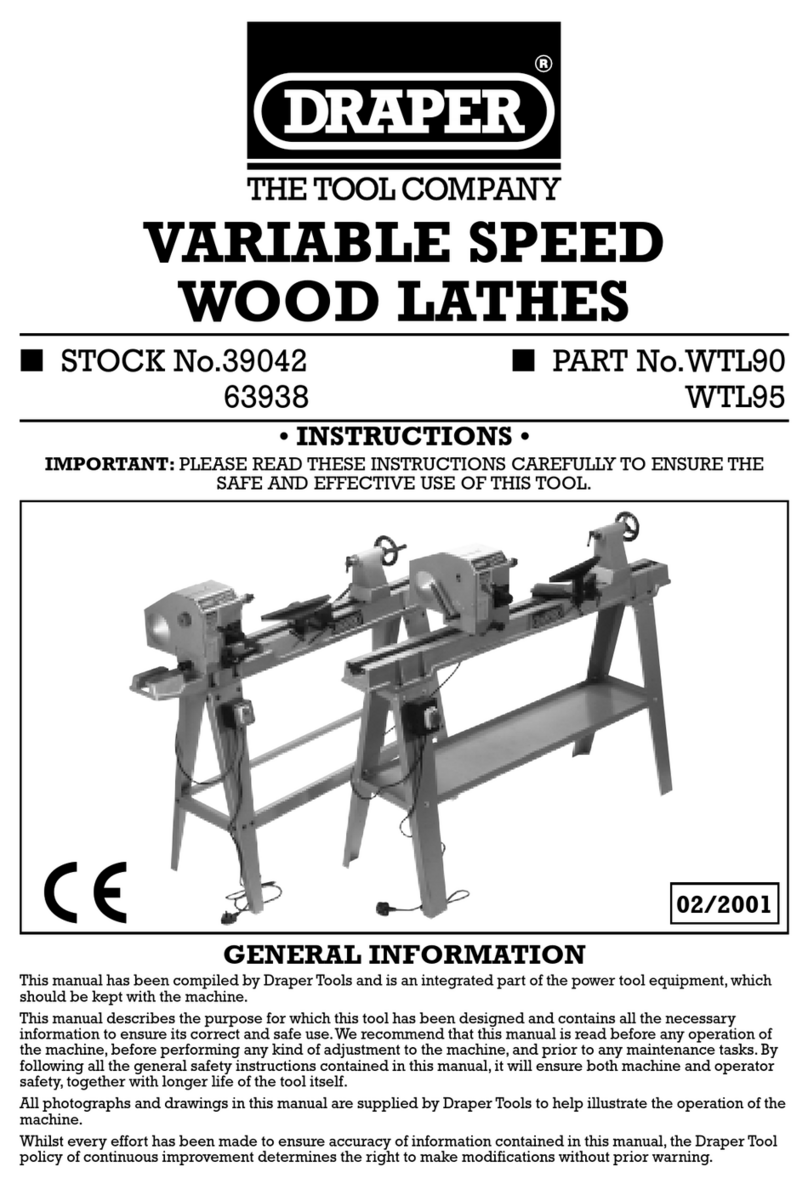 Draper WTL90 instructions