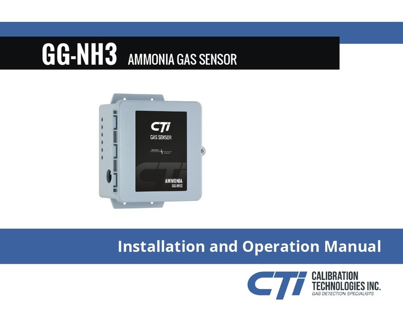 CTI GG-NH3 Installation and operation manual