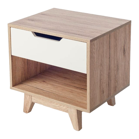 Mocka Jesse Bedside Table User manual Mocka Jesse Bedside Table User manual