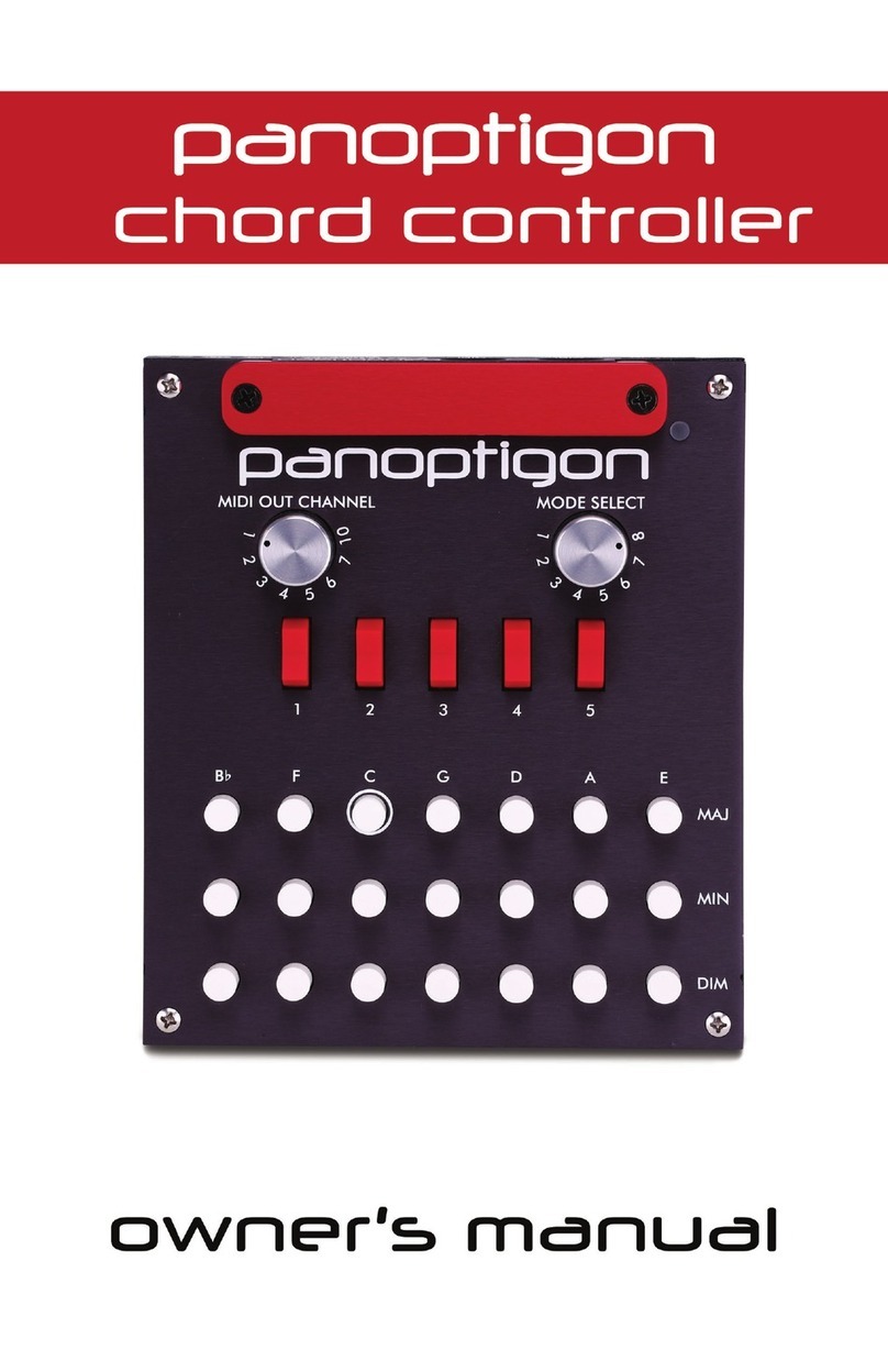 Panoptigon Panochord owner's manual