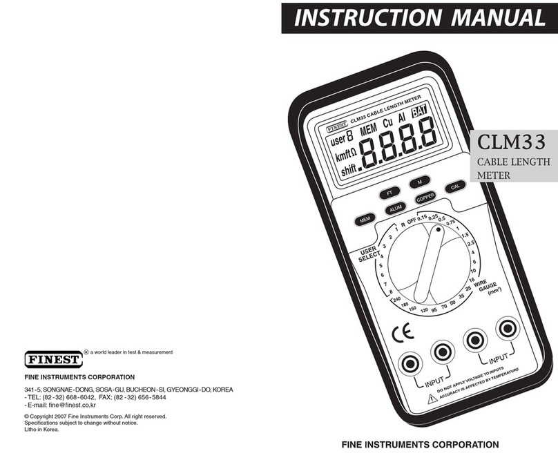 Finest CLM33 User manual