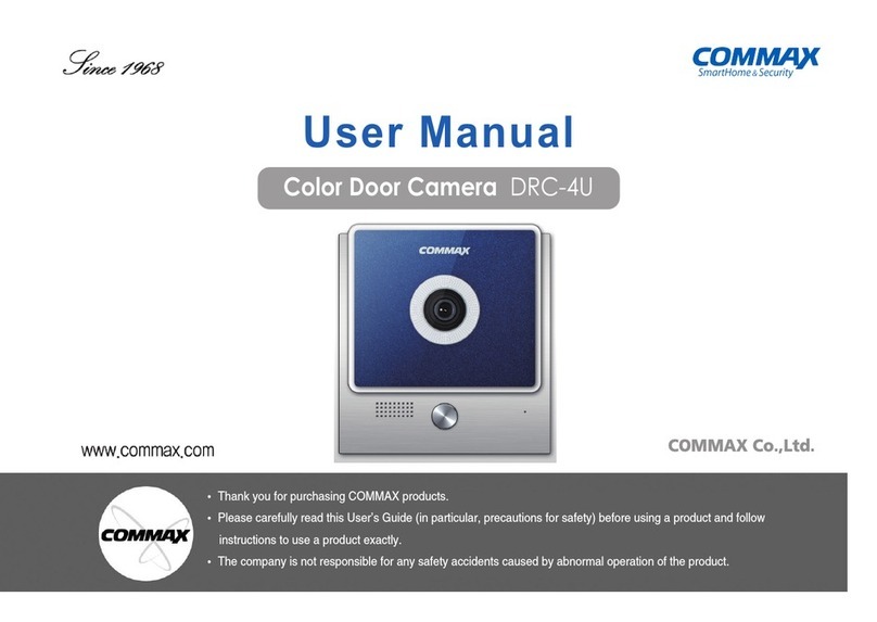 Commax DRC-4U User manual Commax DRC-4U User manual