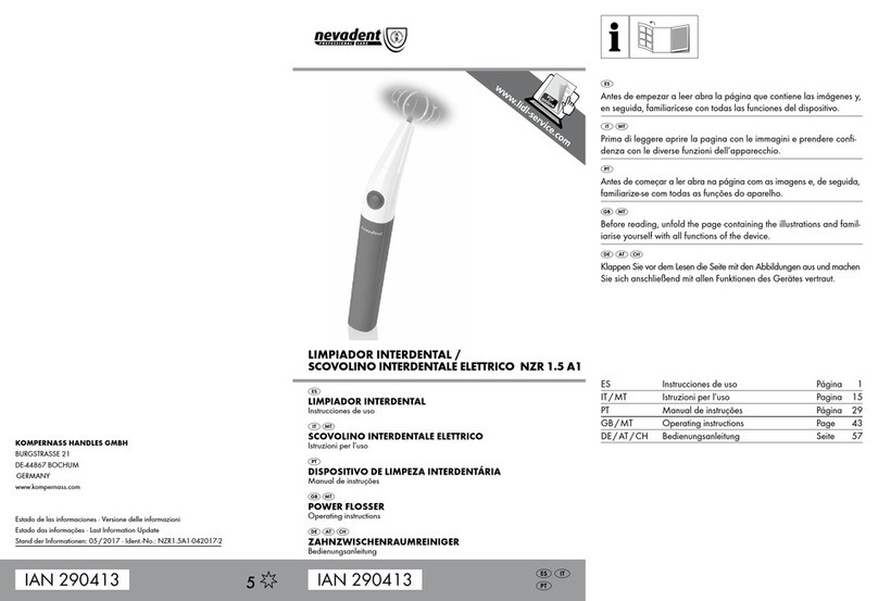 Nevadent NZR 1.5 A1 operating instructions