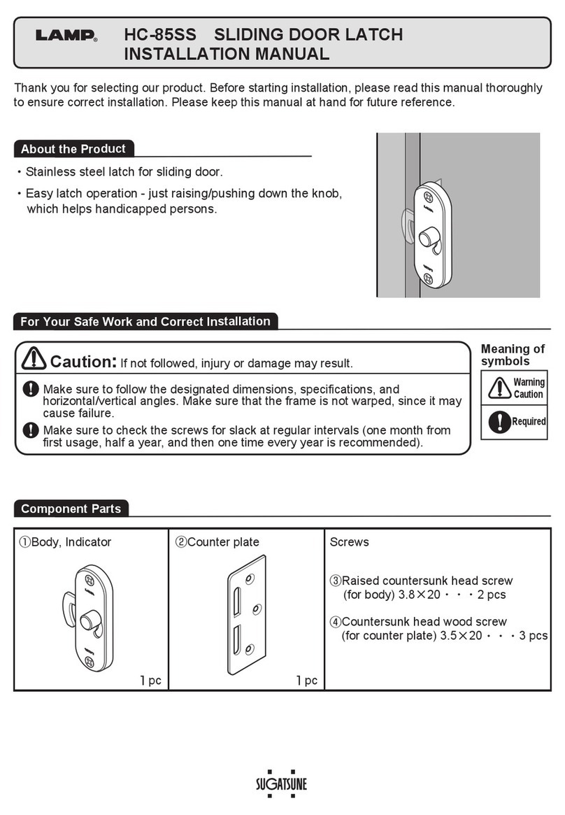 Lamp HC-85SS installation manual