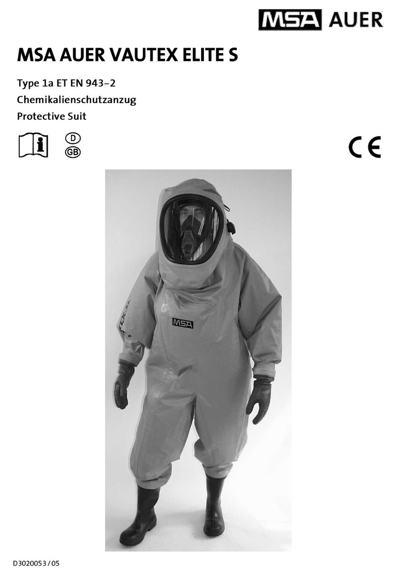 MSA AUER VAUTEX ELITE S manual