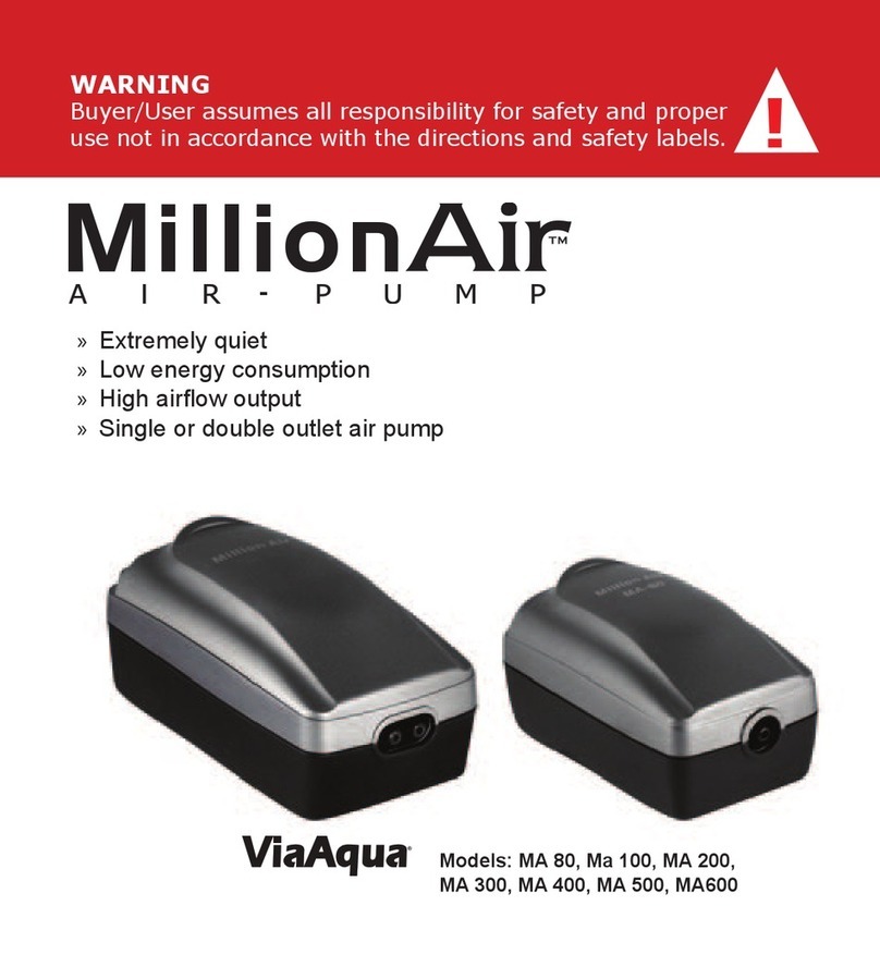 Commodity Axis ViaAqua MillionAir MA 80 manual