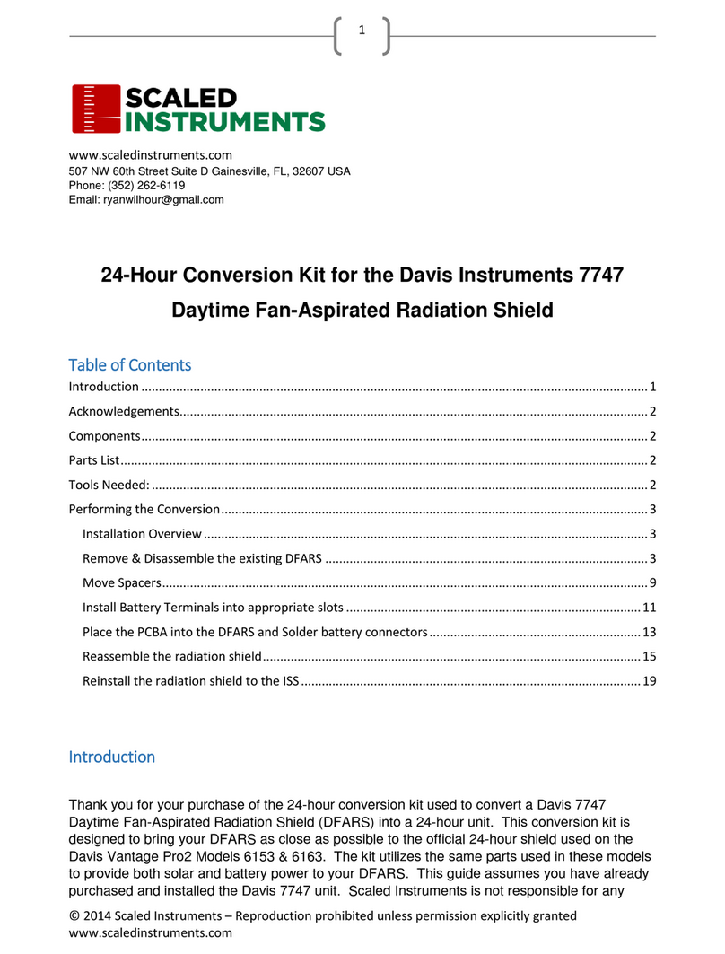 Scaled Instruments Davis 7747 manual