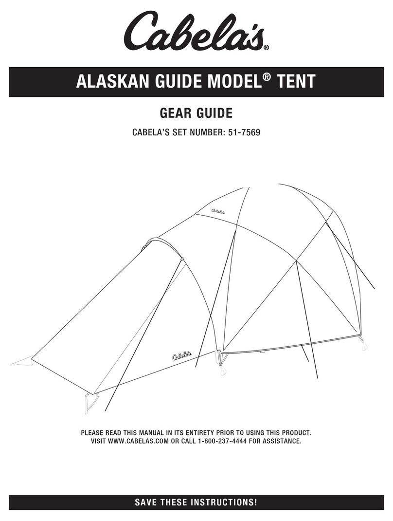 Cabela's Alaskan Guide Model GEAR GUIDE