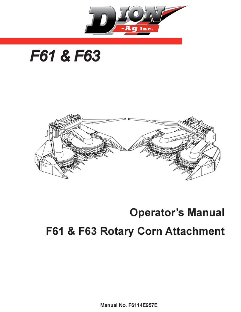 Dion F61 Operator's manual