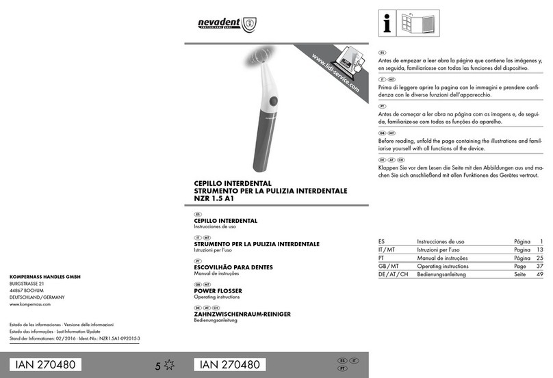 Nevadent NZR 1.5 A1 operating instructions