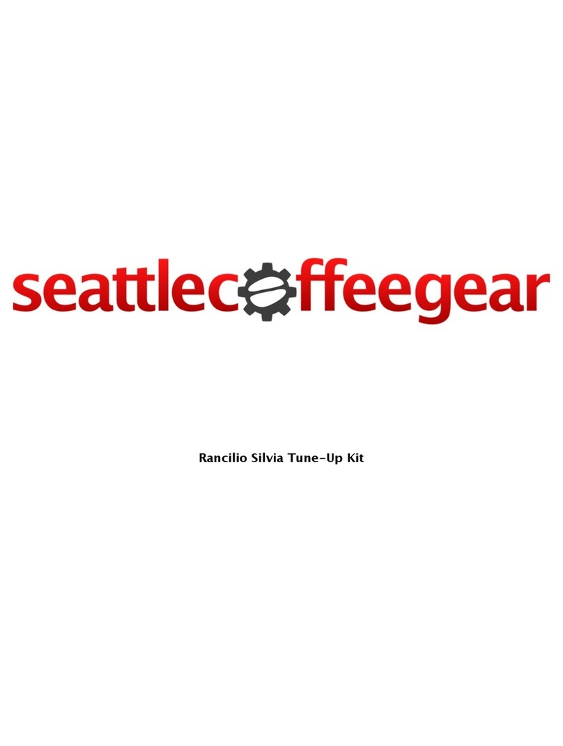Seattle Coffee Gear Rancilio Silvia Tune-Up Kit User manual