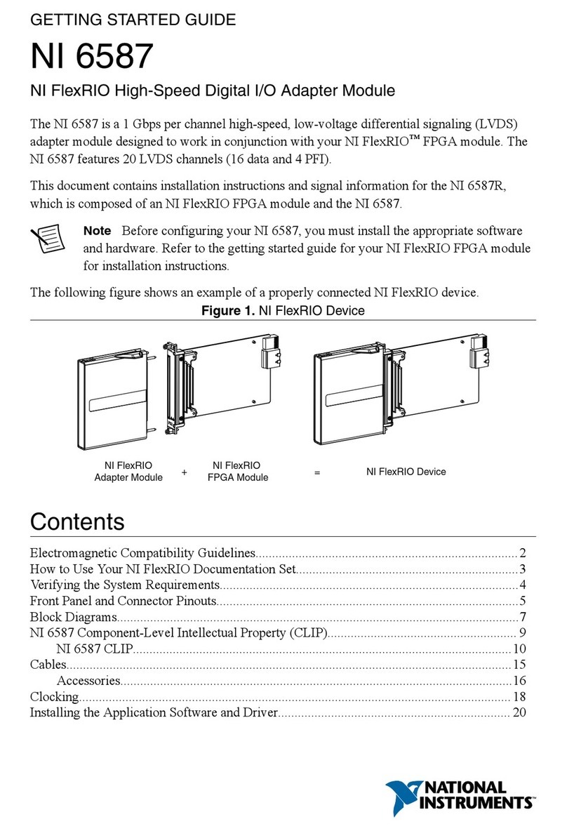 National Instruments 6587 User manual