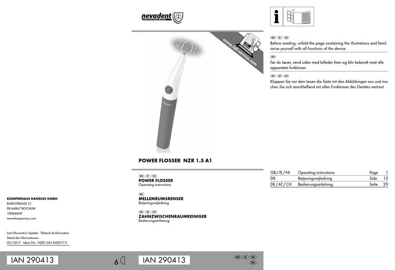 Nevadent NZR 1.5 A1 operating instructions