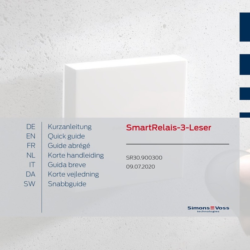 Simons Voss SmartRelay 3 quick guide