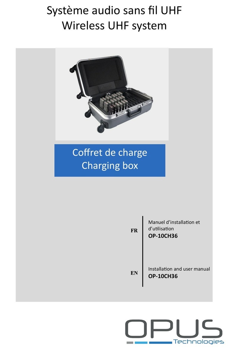 Opus Technologies OP-10CH36 Installation and user manual