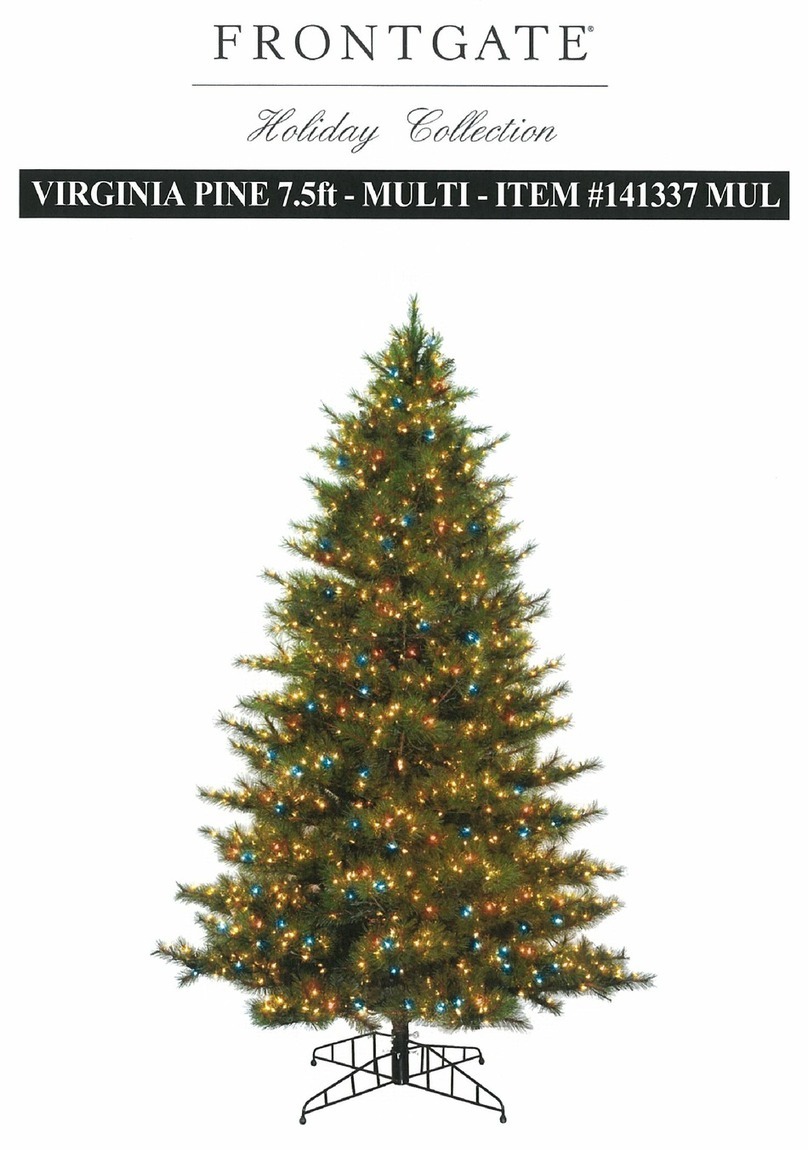 Frontage Holiday Virginia Pine 7.5ft Multi Assembly instructions