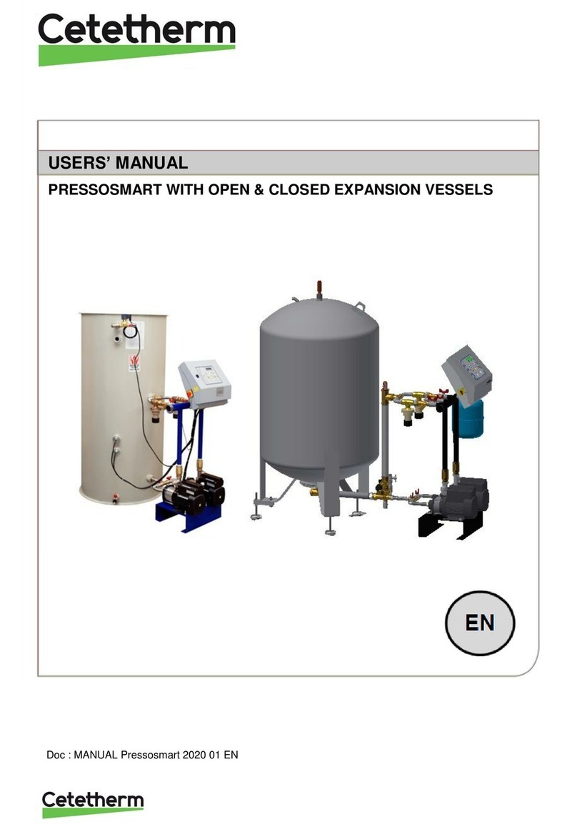 Cetetherm PRESSOSMART MP195NL user manual