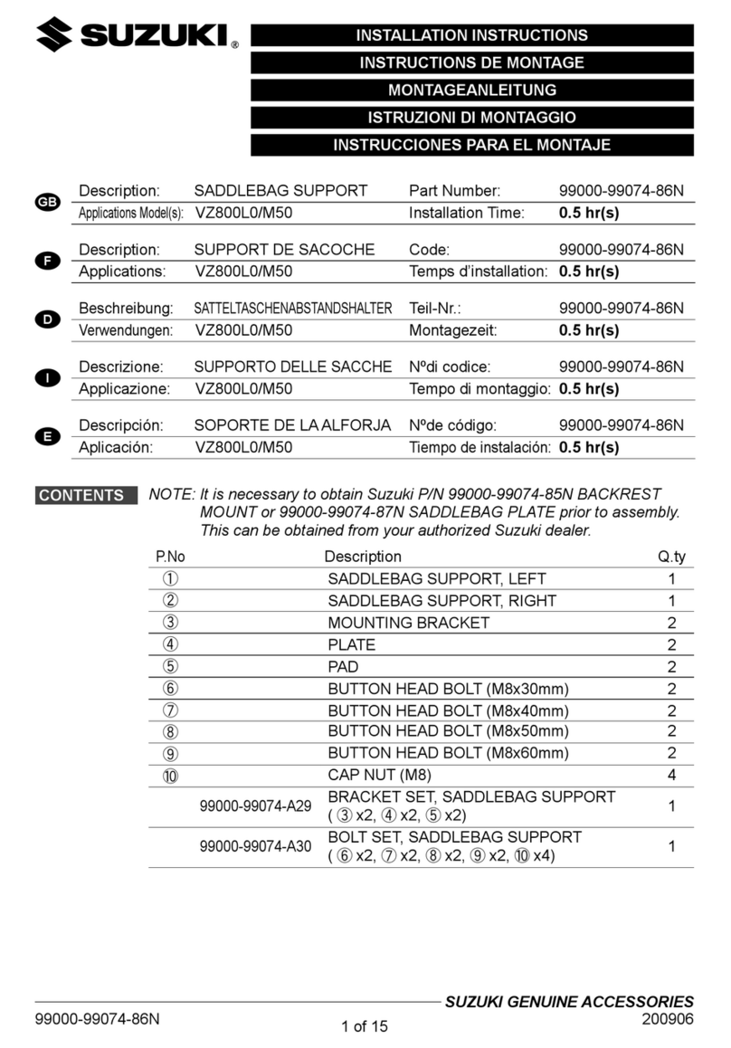 Suzuki 99000-99074-86N installation instructions