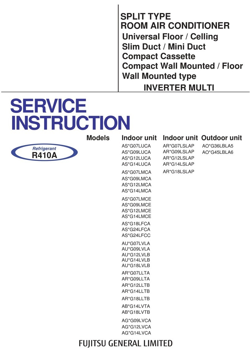 Fujitsu AS G07LUCA Series Original operating manual Fujitsu AS G07LUCA Series Original operating manual
