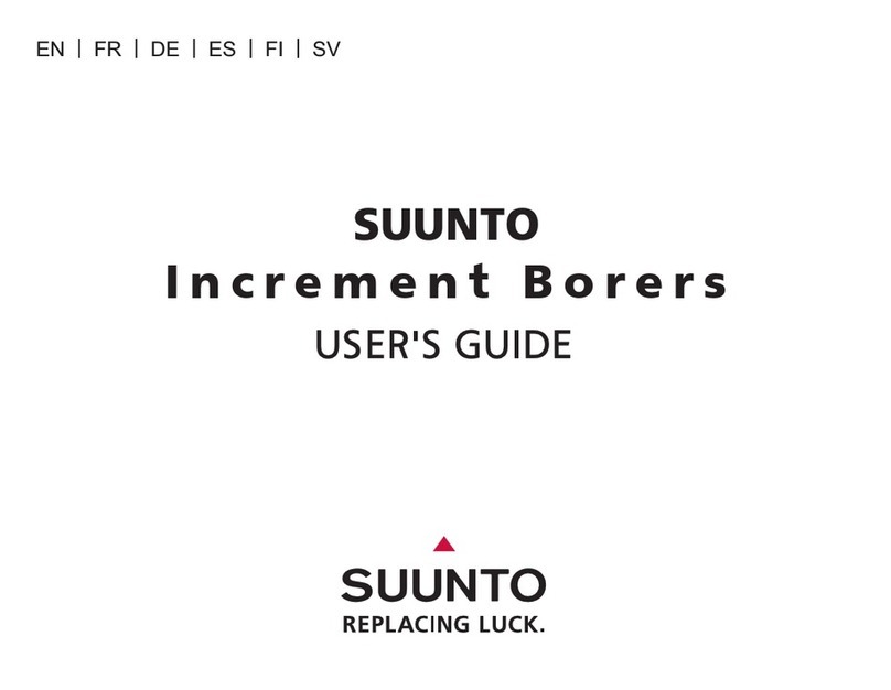 Suunto Increment Borer user guide