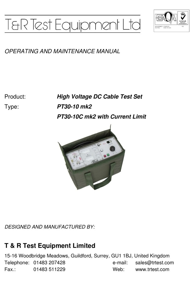 T&R PT30-10 mk2 Operating instructions T&R PT30-10 mk2 Operating instructions