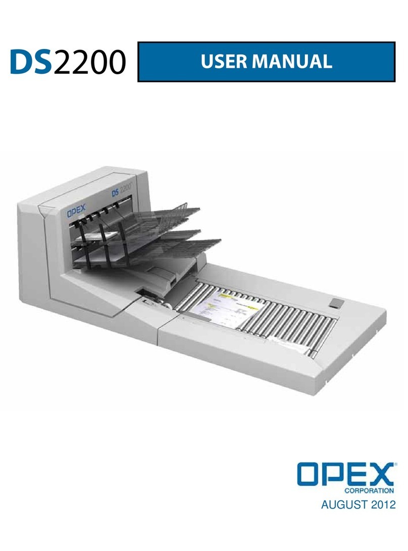 Opex DS2200 User manual