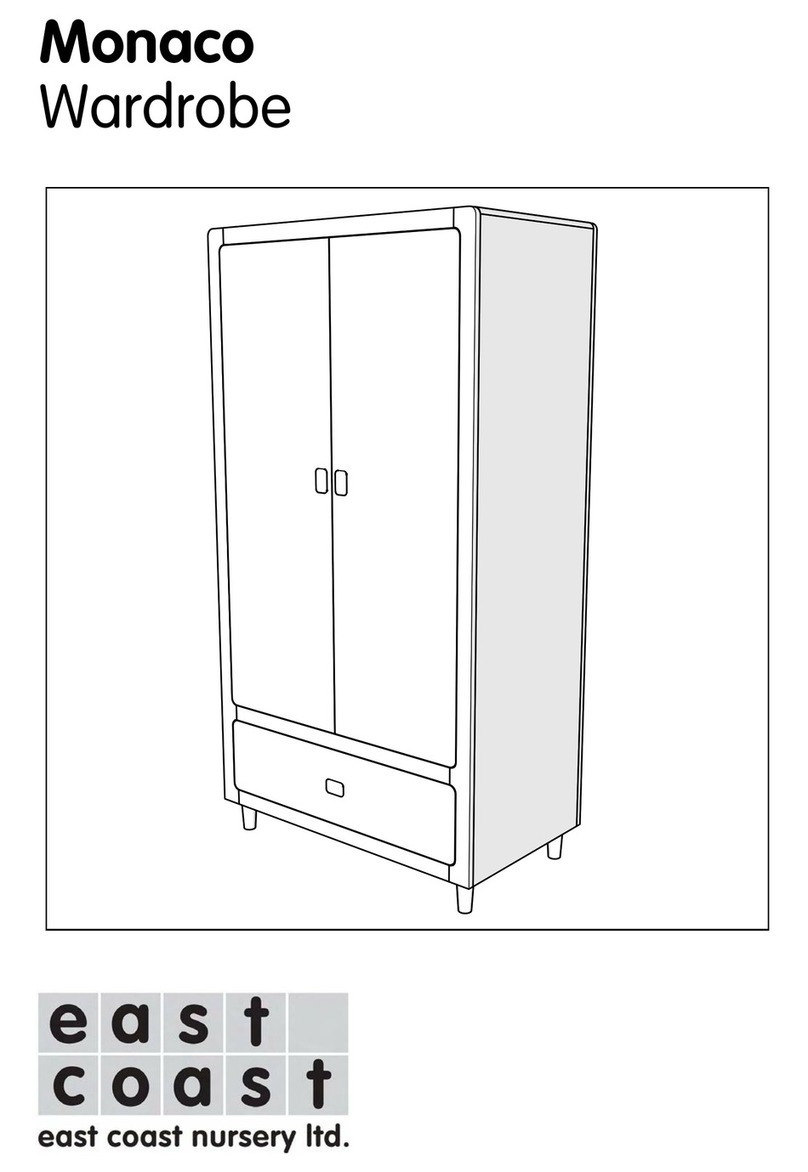EAST COAST Monaco Wardrobe manual EAST COAST Monaco Wardrobe manual