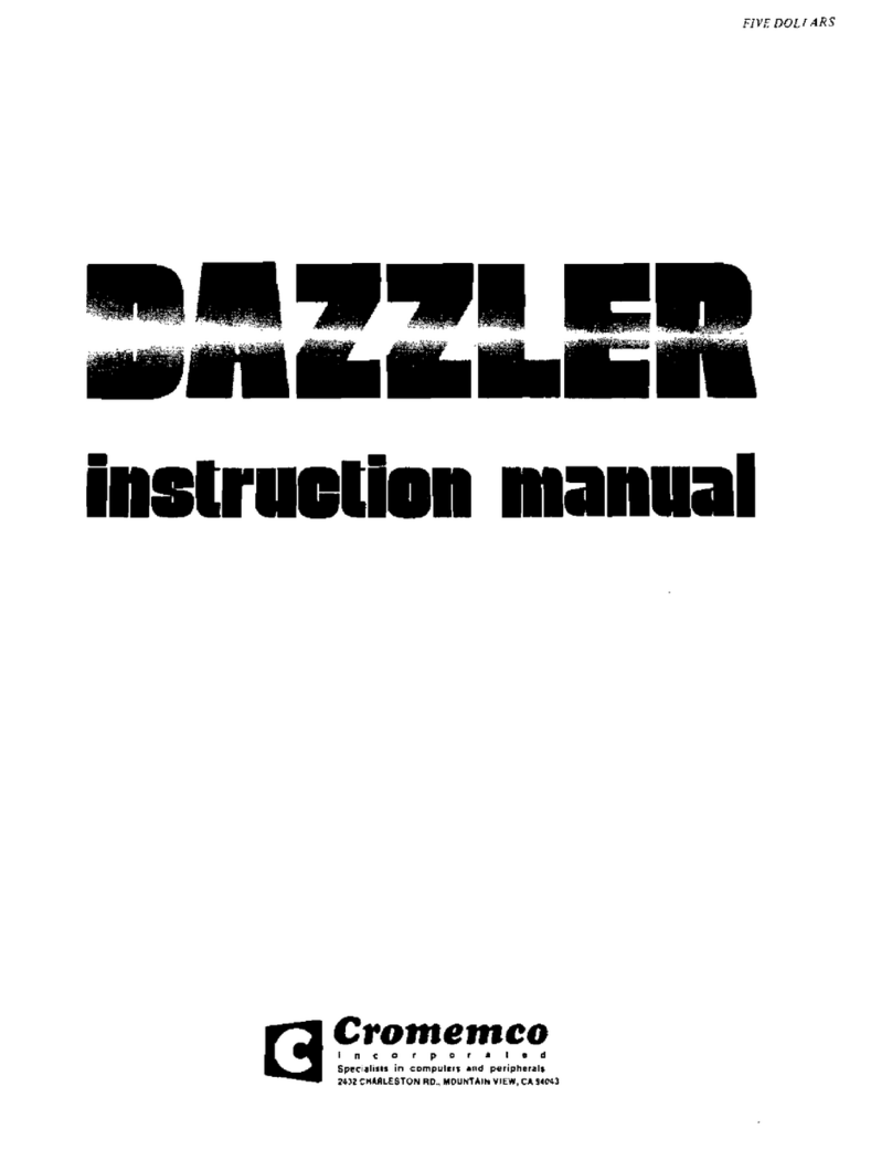 Cromemco Dazzler instruction manual