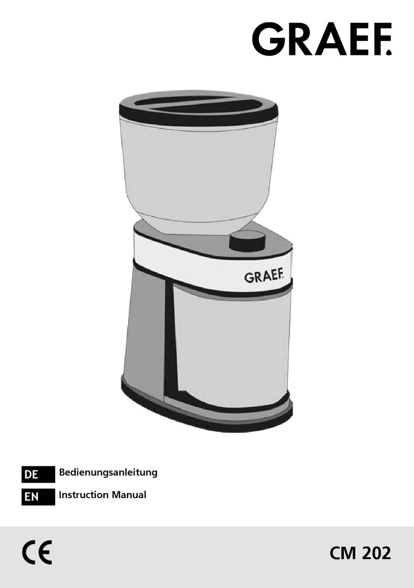 Graef CM 202 instruction manual