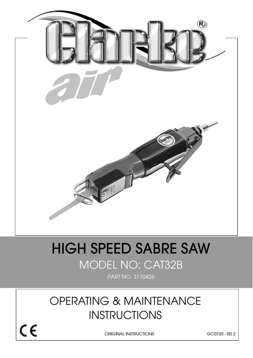Clarke CAT32B Installation and operation manual