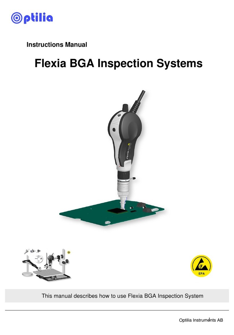 Optilia Flexia BGA instruction manual Optilia Flexia BGA instruction manual