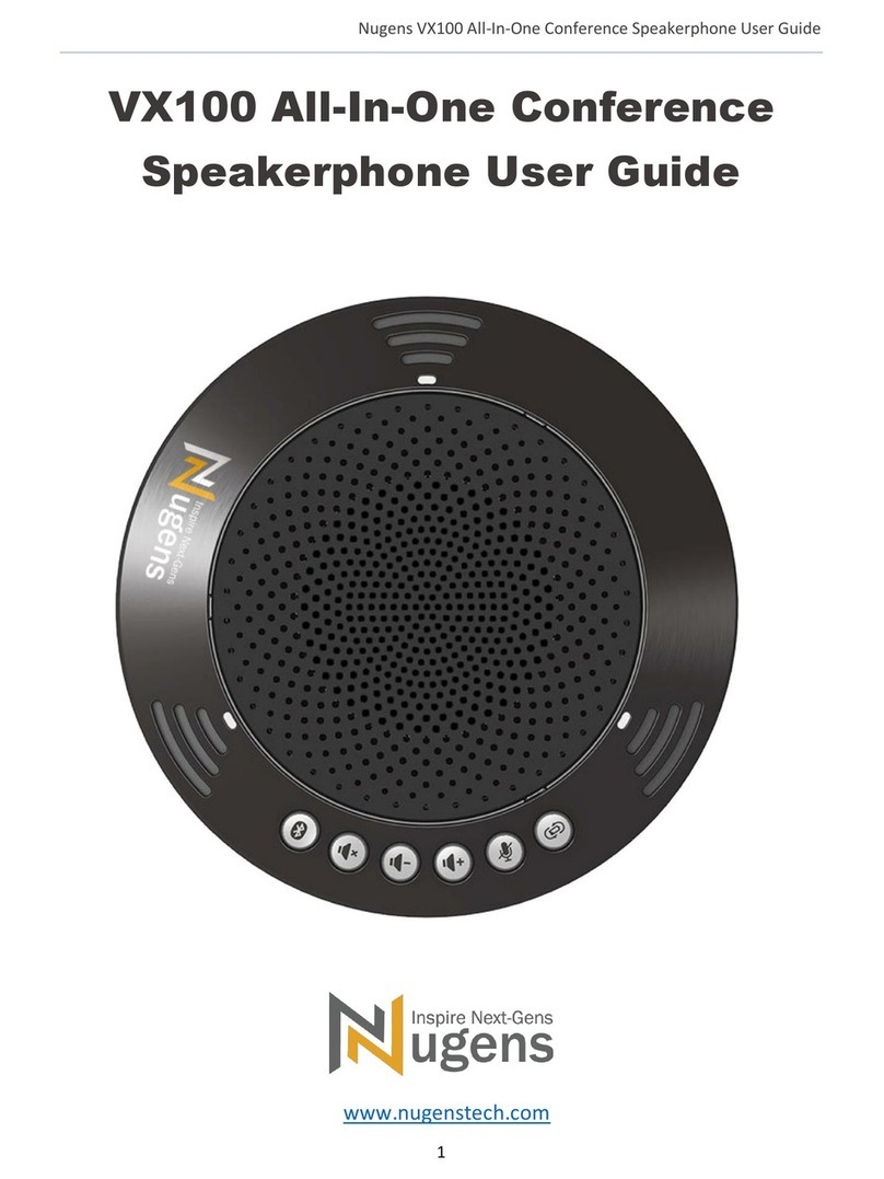 Nugens VX100 User manual