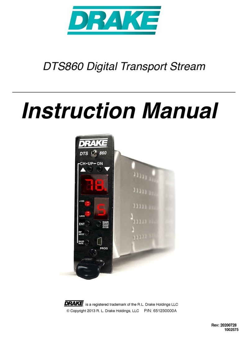 DRAKE DTS86 instruction manual DRAKE DTS86 instruction manual