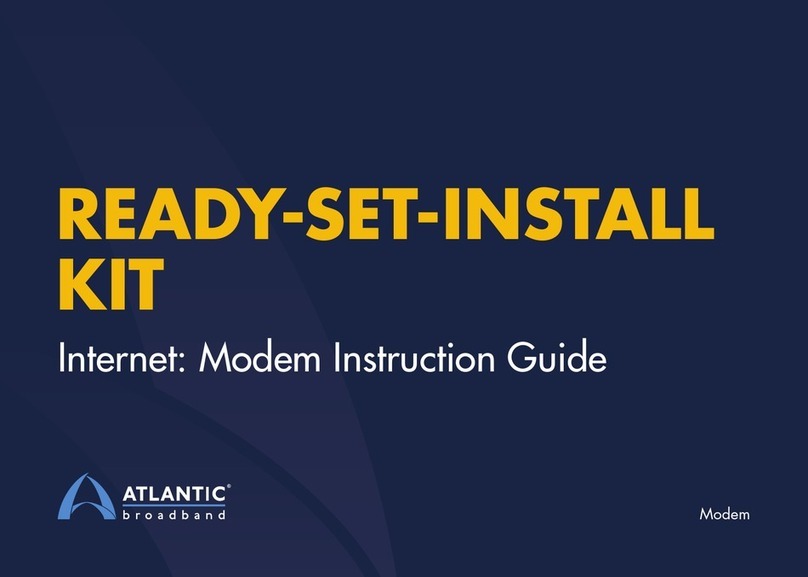 Atlantic broadband CM8200 instruction manual