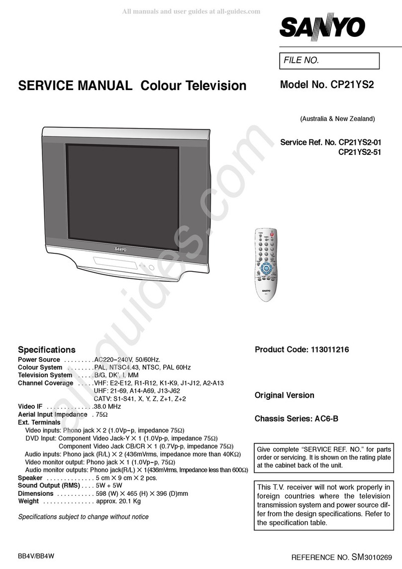 Sanyo CP21YS2 User manual