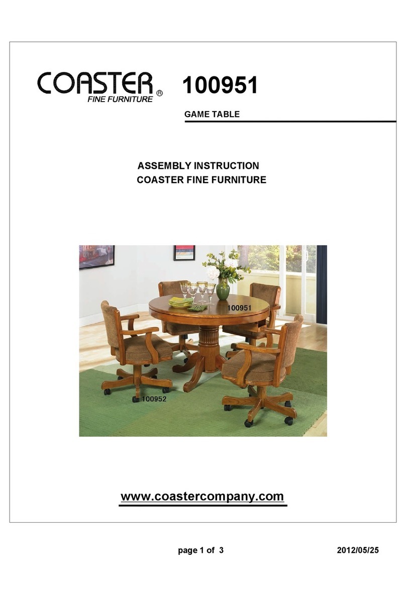 Coaster 100951 User manual