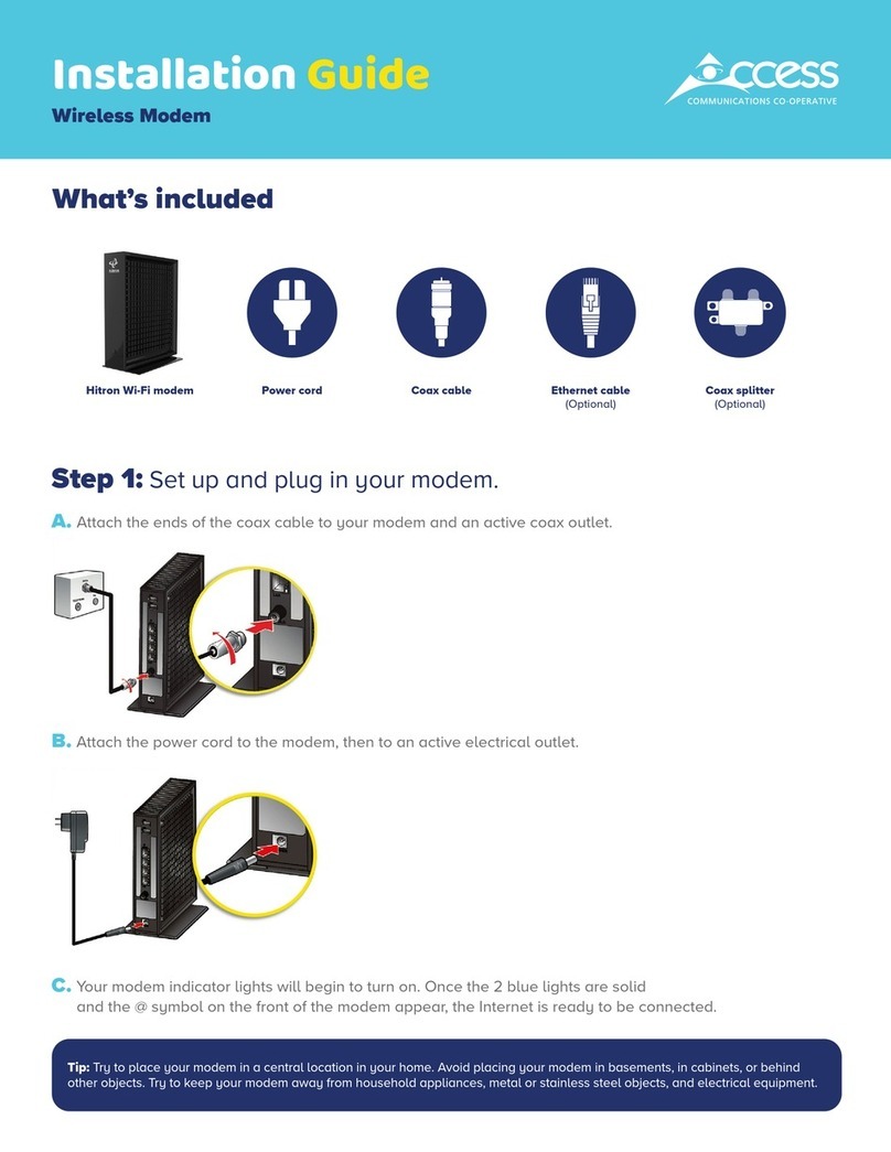 Access Hitron installation guide