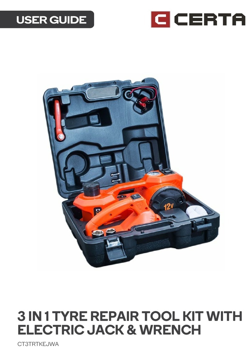 Certa CT3TRTKEJWA user guide