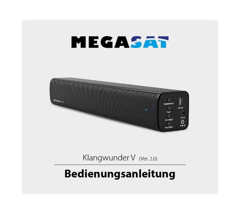 Megasat Klangwunder V user manual