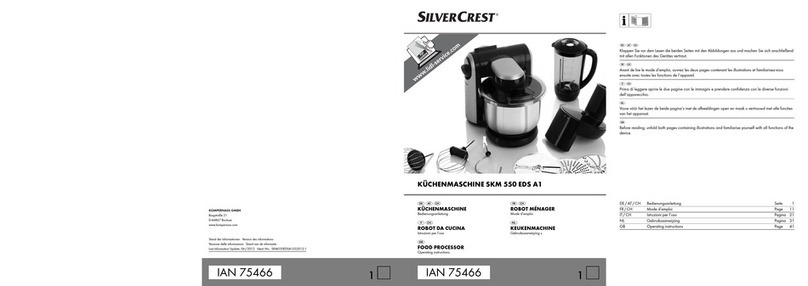 Silvercrest SKM 550 EDS A1 User manual