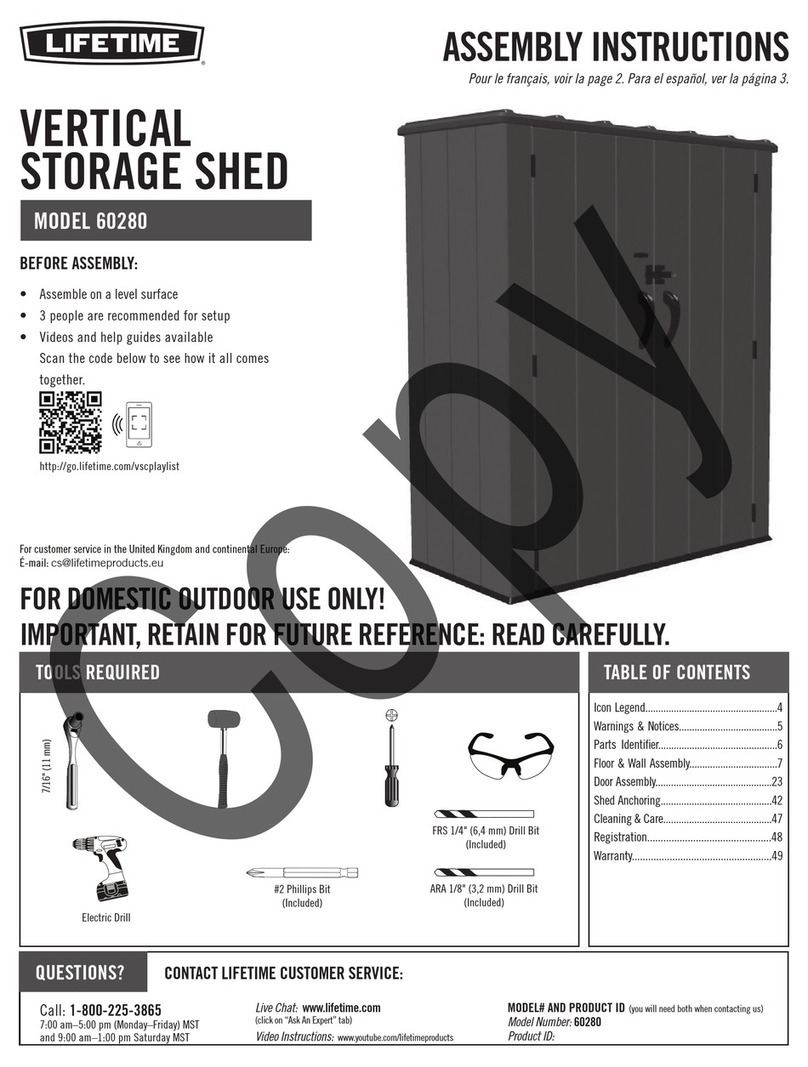Lifetime 60280 Assembly instructions