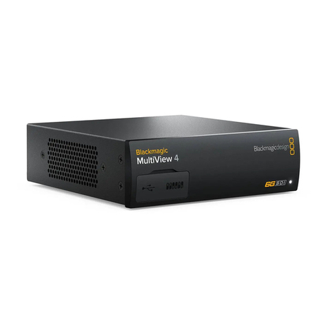 Blackmagicdesign MultiView Series User manual Blackmagicdesign MultiView Series User manual