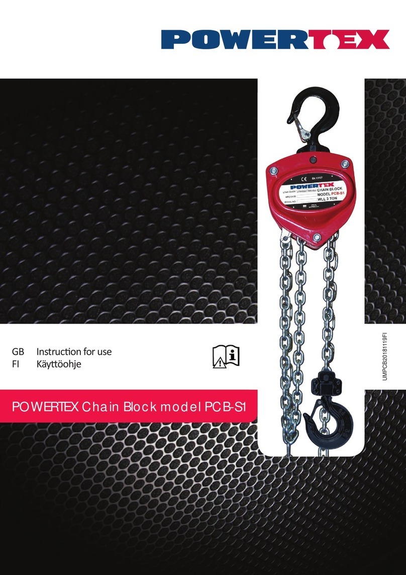POWERTEX PCB-S1 User manual